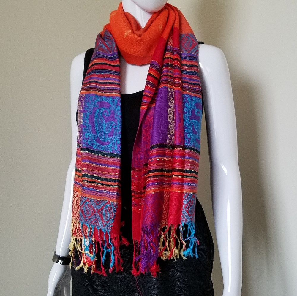 Colorful Scarf/Shawl Good for Bohemian Style